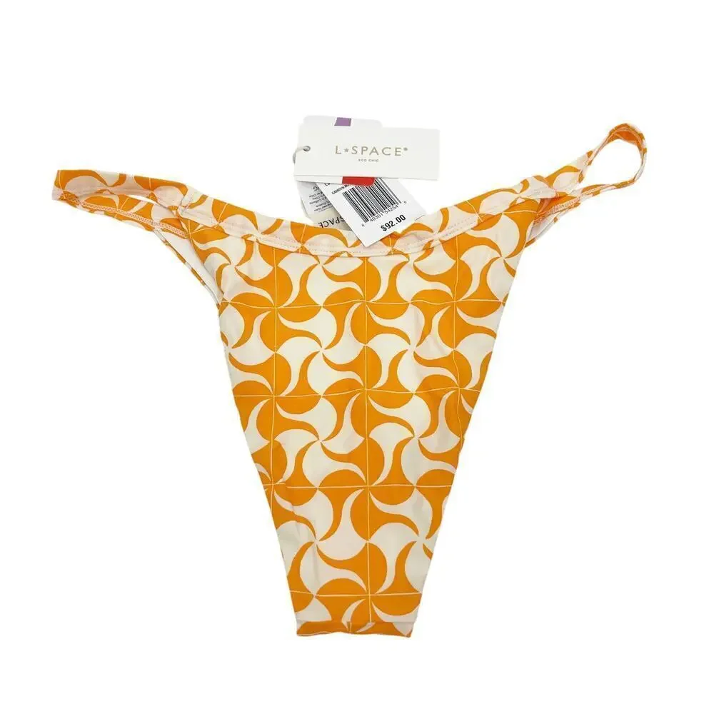 L*Space Camdyn High Cut Cheeky Bikini Bottoms Large NEW WITH TAGS!